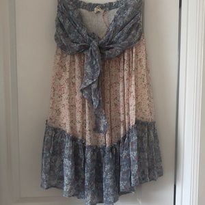 NWT Strapless mini dress